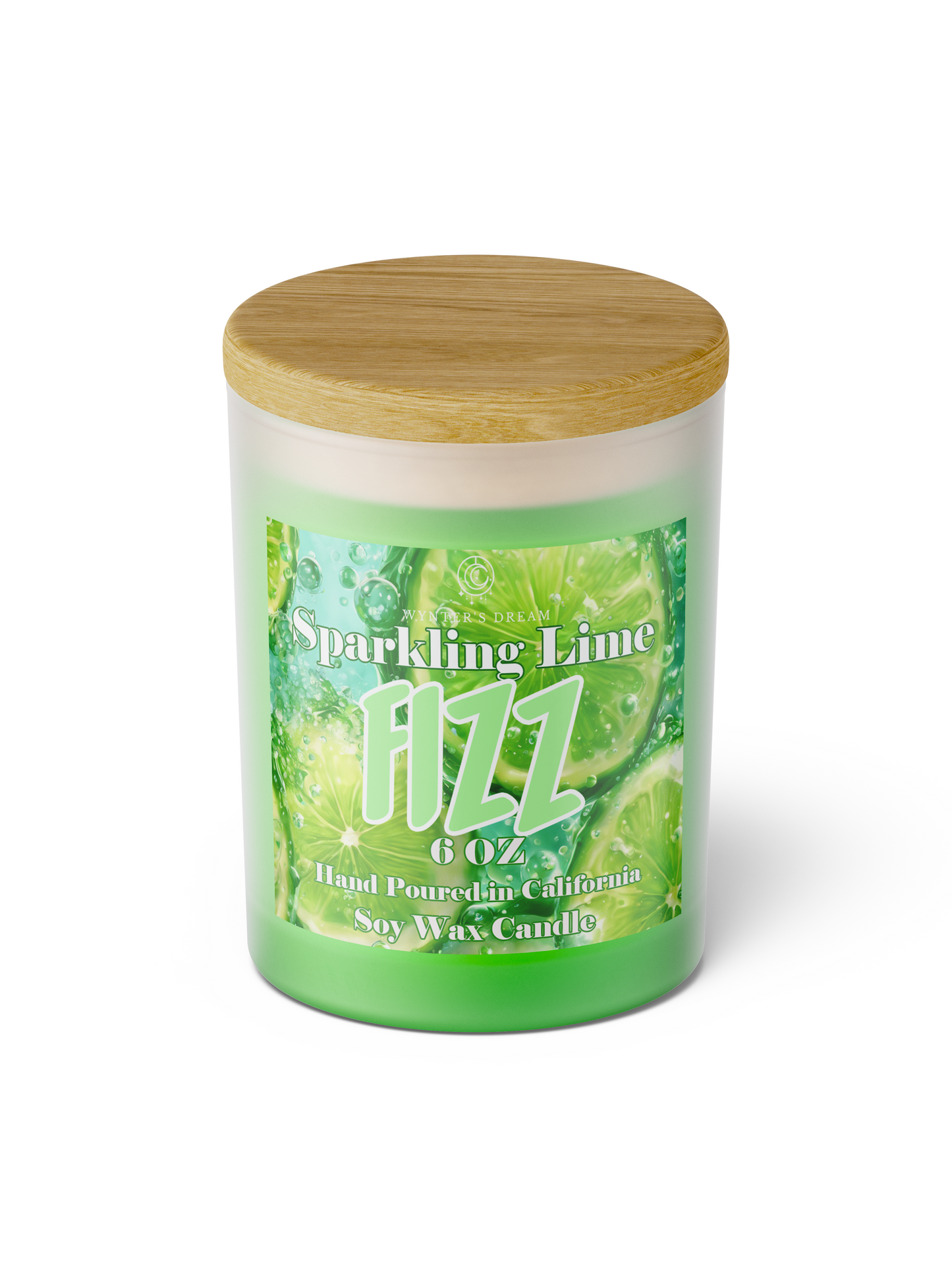 Lime Fizz Scented Soy Wax Candle