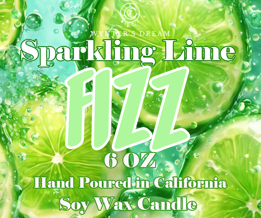 Lime Fizz Scented Soy Wax Candle