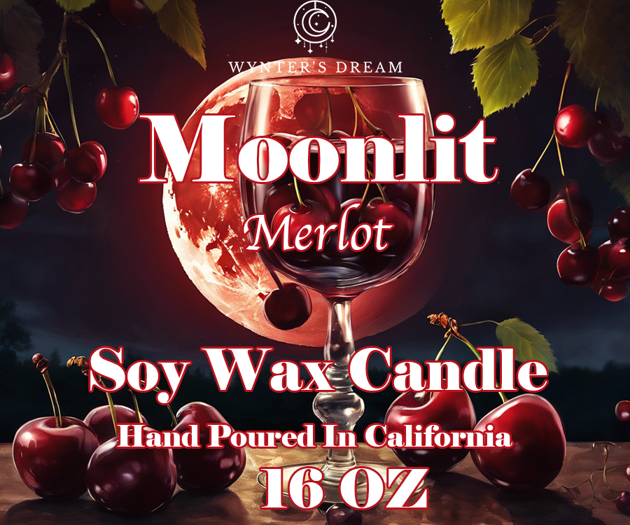 Moonlit Merlot Soy Wax Candle