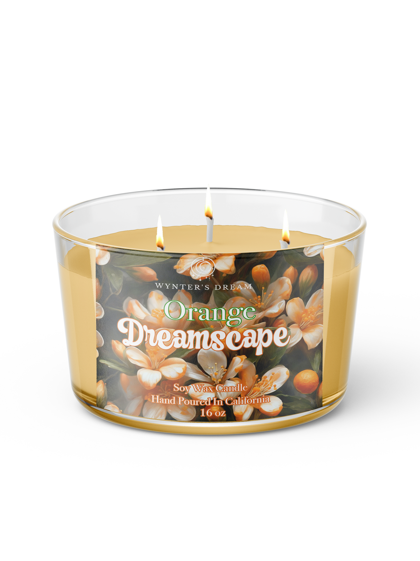 Orange Dreamscape Soy Wax Candle