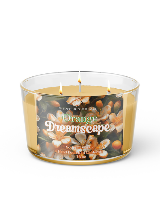 Orange Dreamscape Soy Wax Candle